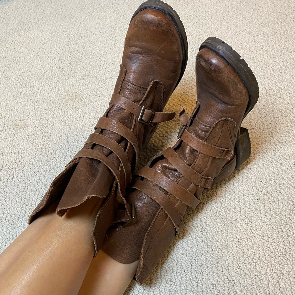 Steve Madden Wraparound Strap Boots